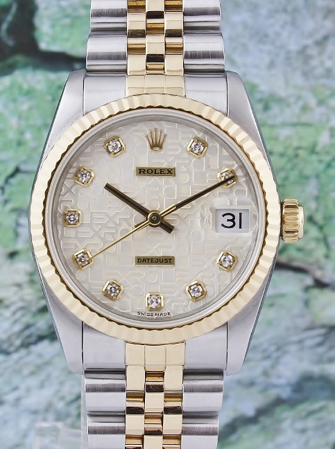 (image for) A ROLEX MID SIZE OYSTER PERPETUAL DATEJUST / 78273 / CERT